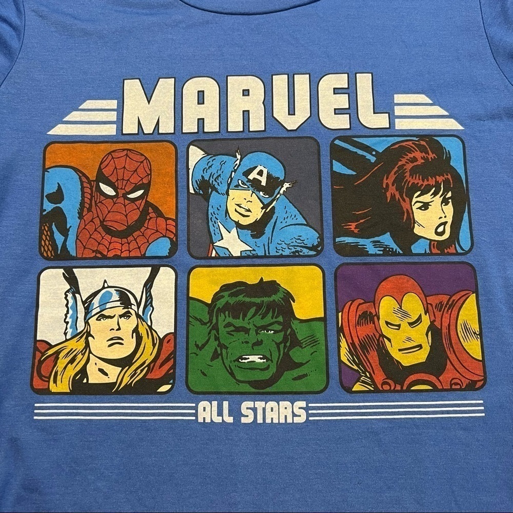 MARVEL WOMEN’S HI-LOW TEE,SIZE LARGE (EUC) - Picture 3 of 4